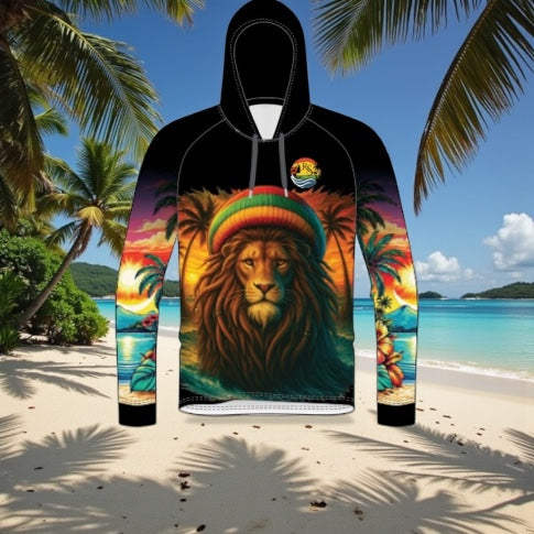 Lion Tropical Reef Fishing Shirt