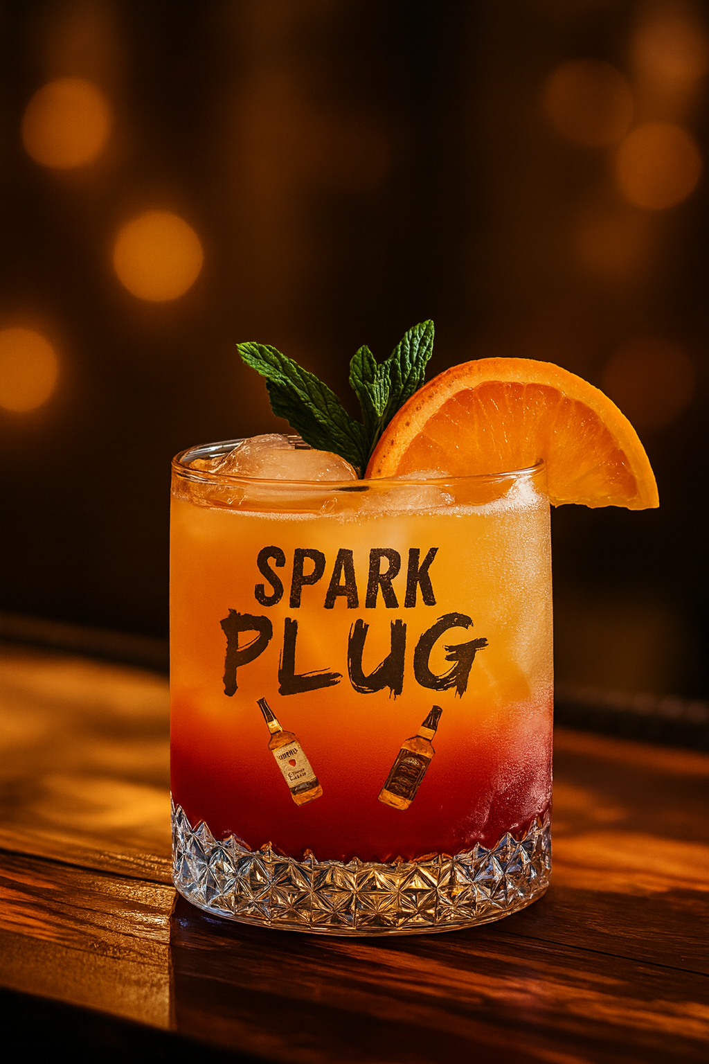Spark Pug Glass