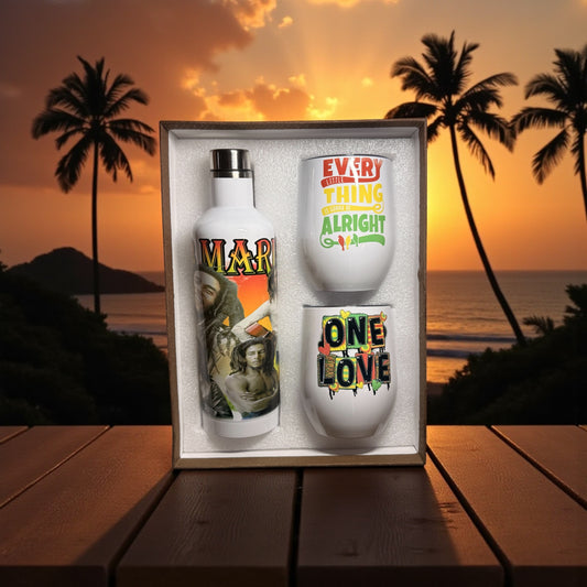 Bob Marley Wine Tumbler Set