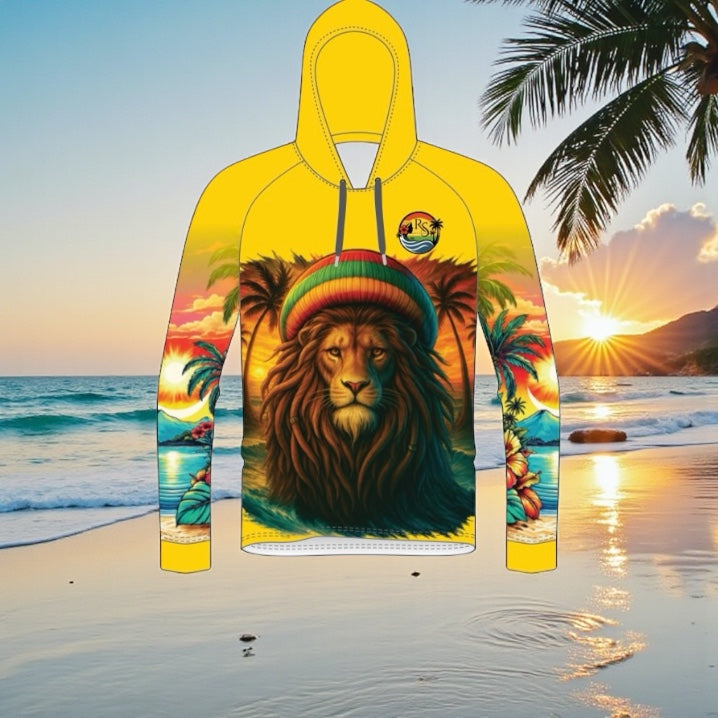 Lion Tropical Reef Fishing Shirt