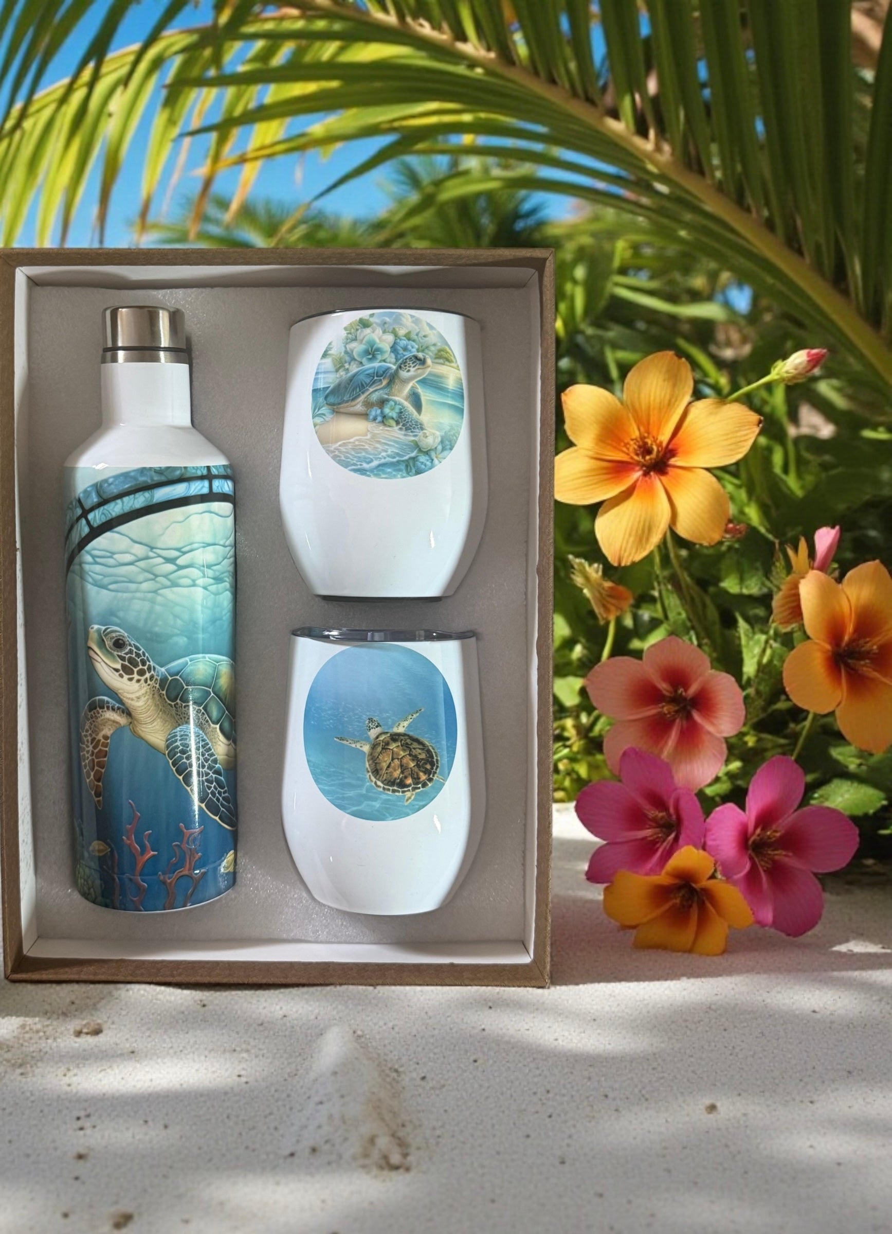 Turtle Tumbler Set