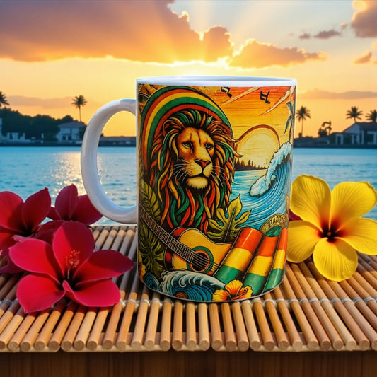 Rasta Lion Mug