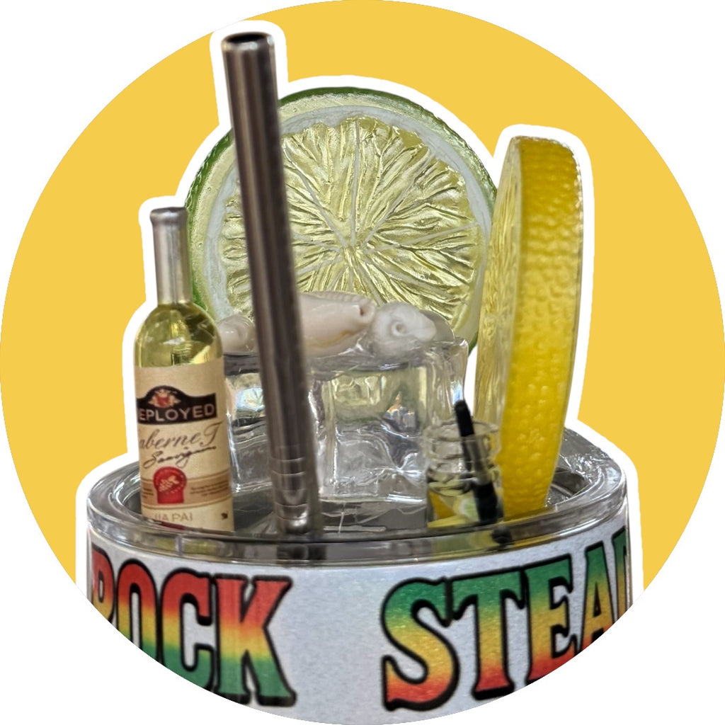 Rock Steady Island Girl Tumbler