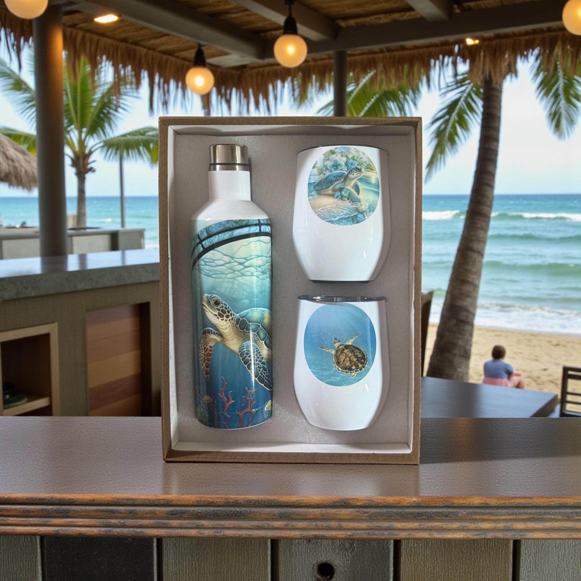 Turtle Tumbler Set
